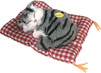 Simulation Lovely Cat Make Sounds Doll Cute Sleeping Plush Cats