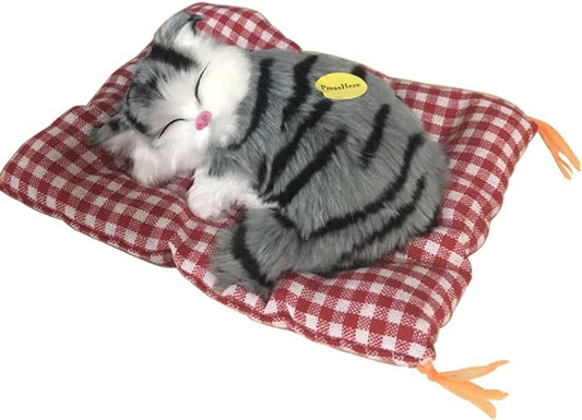 Simulation Lovely Cat Make Sounds Doll Cute Sleeping Plush Cats