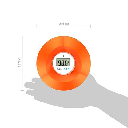 Famidoc Baby Bath Thermometer Floating Toy Bath Tub Thermometers, Flower