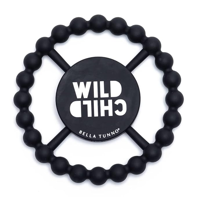 Bella Tunno Happy Teether ??Soft & Easy Grip Baby Teether Toy, Silicone Teether Ring to Help Soothe Gums