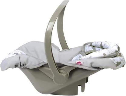 Adora Baby Doll Car Seat Carrier, with Removable Seat Cover - Machine Washable, Fits Most Dolls & Plush Animals Up to 20”, Birthday Gift for Children Ages 2+ - Twinkle Stars (Gray Handle)