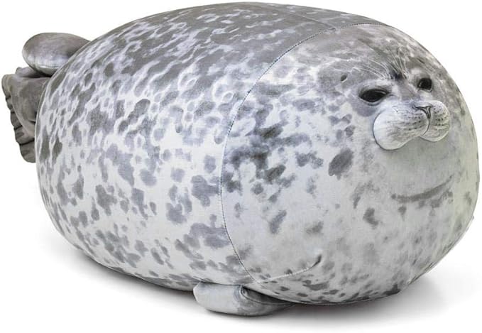 Chubby Blob Seal Pillow Soft Stuffed Cotton Plush Animals Toy 17.6 Inch