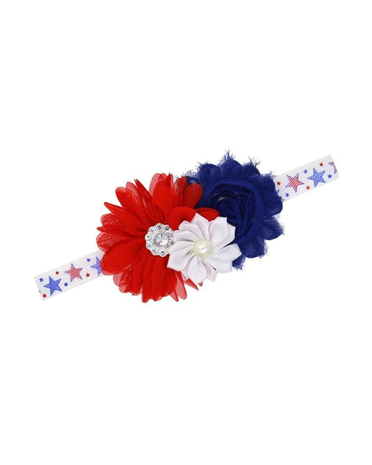 BBTDIN Patriotic Flower Baby Headband 4th of July Flower Hair JHN45 (A3)