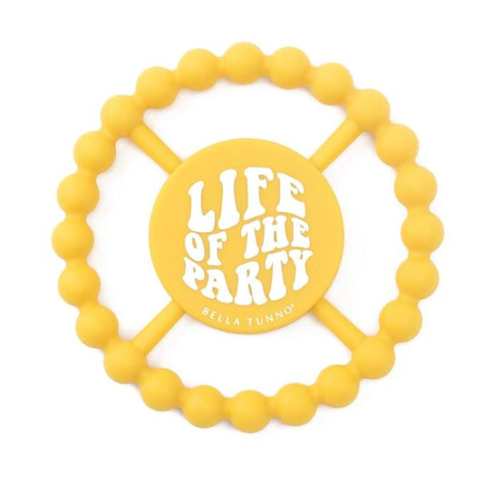 Bella Tunno Happy Teether ??Soft & Easy Grip Baby Teether Toy, Silicone Teether Ring to Help Soothe Gums