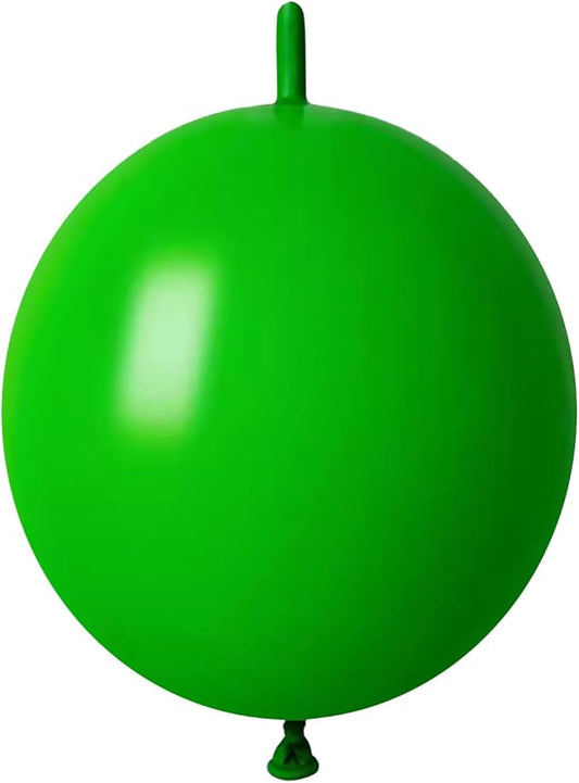 10 Inch Green Link Balloon 50 Pcs Quick Linkable Balloon