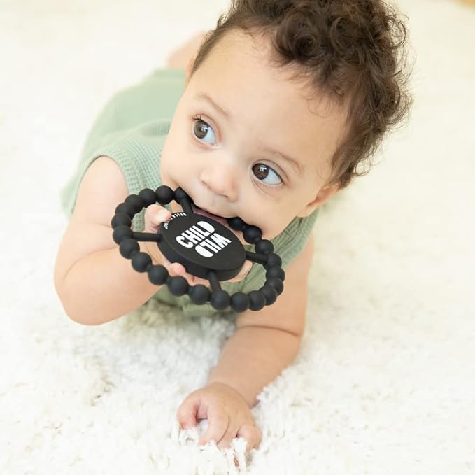 Bella Tunno Happy Teether ??Soft & Easy Grip Baby Teether Toy, Silicone Teether Ring to Help Soothe Gums