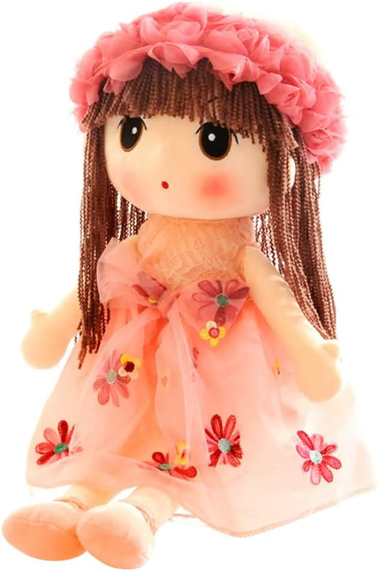 ikasus Soft Baby Doll with Clothes, Kawaii 17.7 Rag Doll