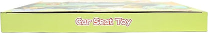 Dr.Rapeti Baby Car Seat Toy for Travel Rear Facing Double Sided Baby Travel Activity Car Seat Entertainment Toy Easy Drive Gift for Newborn Baby Infant 0-12 Month