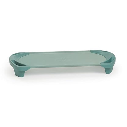Angeles SpaceLine Cot Toddler Size, Teal, AFB5731GN, Nursery, Daycare and Preschool Portable Nap Cot, Kids Indoor Classroom Sleeping and Rest Cots