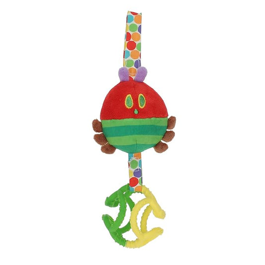 Eric Carle Very Hungry Caterpillar Chime Toy with Silicone Gummi Ogobolli ??Makes Sound When Shaken and Great for Teething
