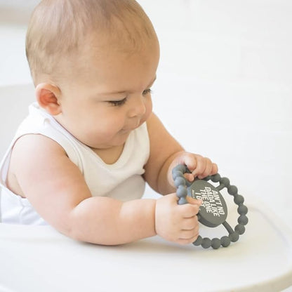 Bella Tunno Happy Teether ??Soft & Easy Grip Baby Teether Toy, Silicone Teether Ring to Help Soothe Gums