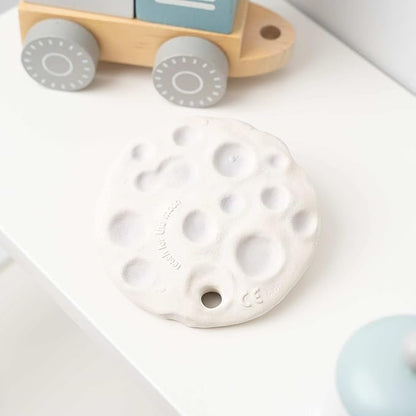 Moon Biscuit Natural Rubber Baby Toy for Teething, Bath time