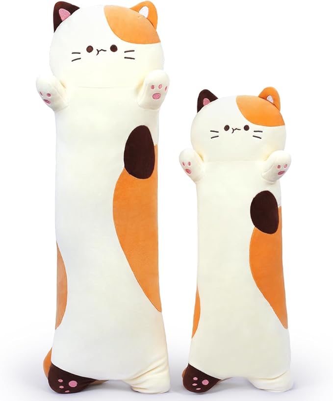 Long Plush Toy Cat Pillow Cute Plush Cat Toy Doll 90cm/35.4in)