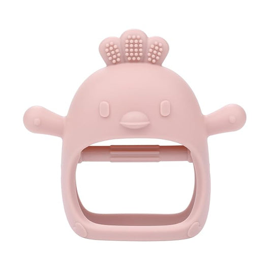 AIXMEET Baby Teething Toys, Soft Silicone Baby Teether Toys for 0-6 Months