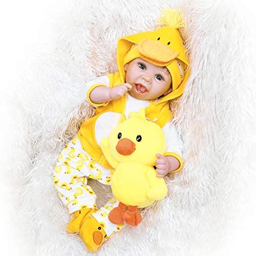 Reborn Baby Dolls Clothes 22 inch Outfit Accessories Yellow Duck 5pcs Set 20-22 Inch
