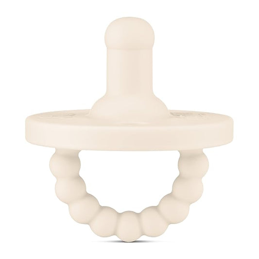 Ryan & Rose Cutie PAT Pacifier Teether (Stage 2, Ivory)