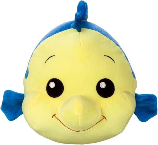 Disney Store Official Princess Friends Plush Doll (Flounder from The Little Mermaid) Small, Stuffed Animals with Embroidered Features