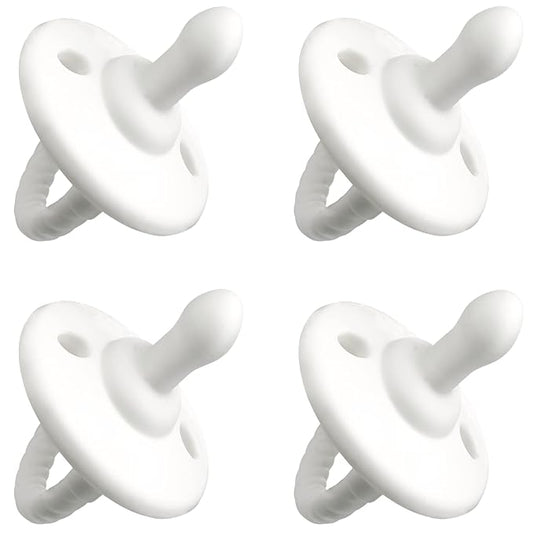 Pacifier Soother Baby 4 Pack of Pacifiers Newborn Teething 100% 0-18 Months