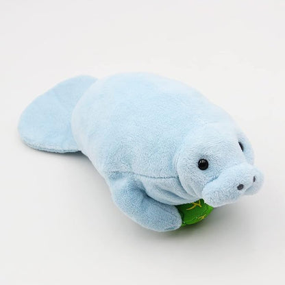 7inch Simulation Manatee Plush Toy Lifelike Sea Cow Stuffed Animal Doll