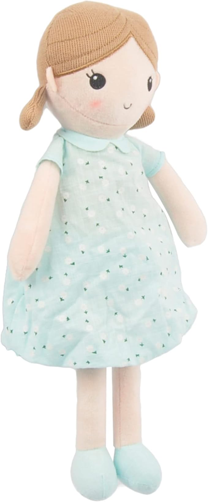 Linzy Toys, Soft Plush Mint Blue Emily Rag Doll 15"