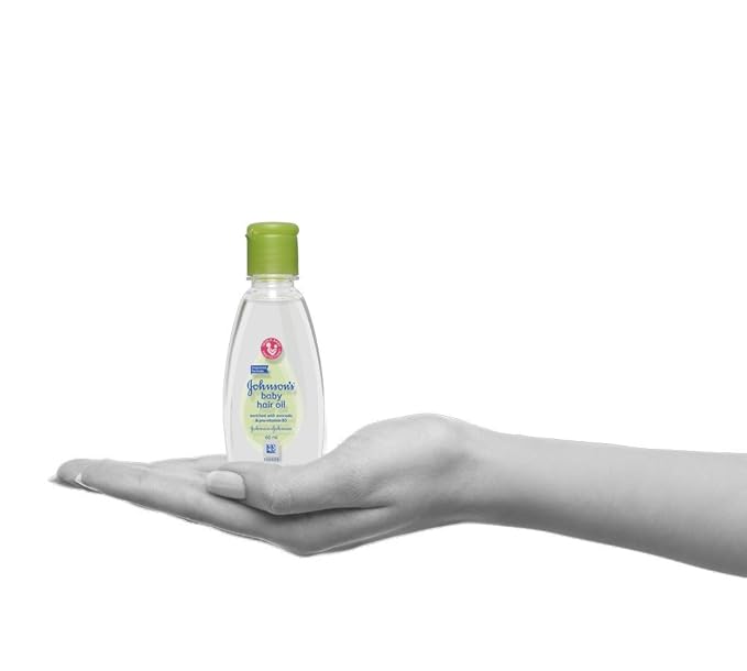 Newborn Johnson'S Baby Hair Oil With Avocado, 60Ml