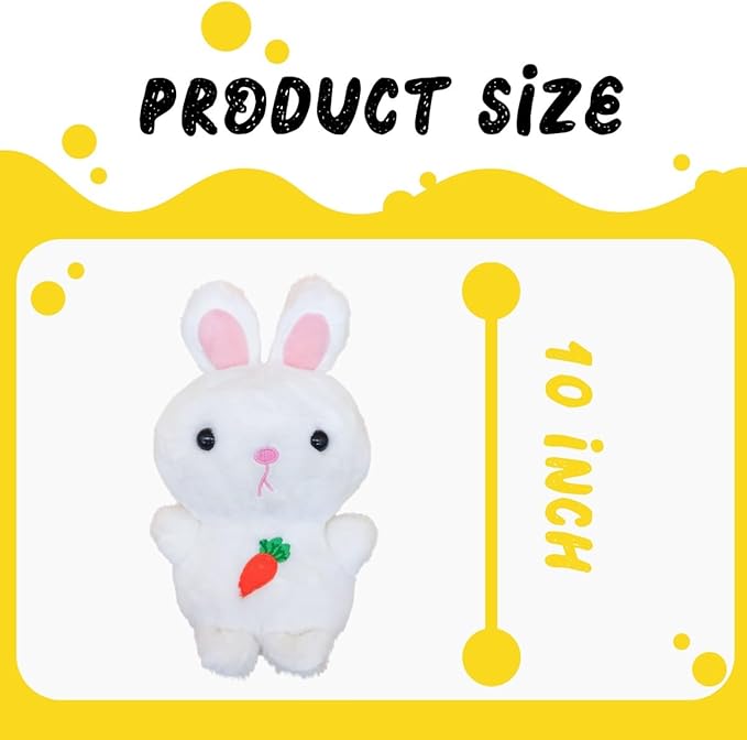 Soft and Cuddly Pink Animal Plush Toy, Dreamy Soft and Cuddly Pink Plush Doll 3+ (White