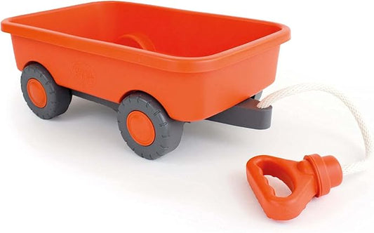 Green Toys Wagon, Orange - Pretend Play