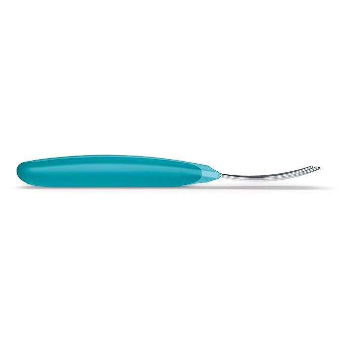 NUK Kiddy Cutlery Forks, Durable Stainless Steel, BPA & Latex-Free, 18+ Months, Pack of 3
