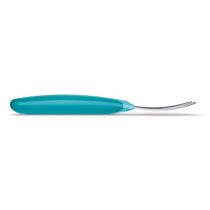 NUK Kiddy Cutlery Forks, Durable Stainless Steel, BPA & Latex-Free, 18+ Months, Pack of 3