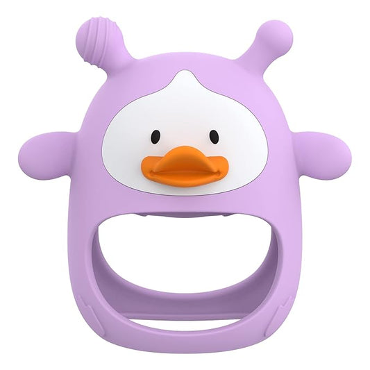 Teething Toys for Babies 0-6 Months, Never Drop Silicone Baby Teether