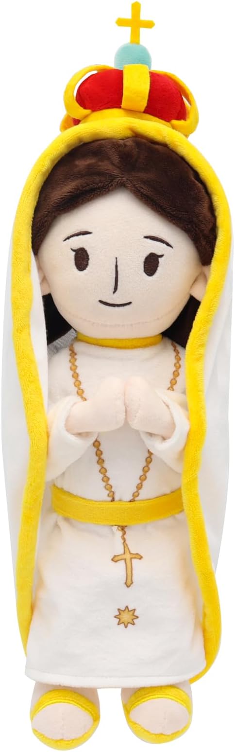 Our Lady of Fatima Plush Doll Virgin Mary Guardian Stuffed