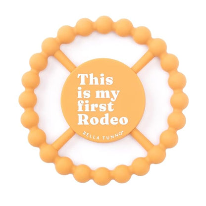 Bella Tunno Happy Teether ??Soft & Easy Grip Baby Teether Toy, Silicone Teether Ring to Help Soothe Gums