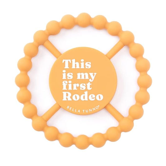 Bella Tunno Happy Teether ??Soft & Easy Grip Baby Teether Toy, Silicone Teether Ring to Help Soothe Gums