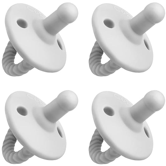 Pacifier Soother Baby 4 Pack of Pacifiers Newborn Teething 100% 6-18 Months