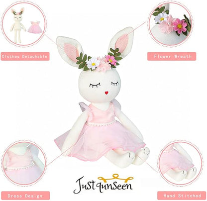 Ballerina Doll Easter Stuffed Animal Bunny Stuffed Animal Easter Plush