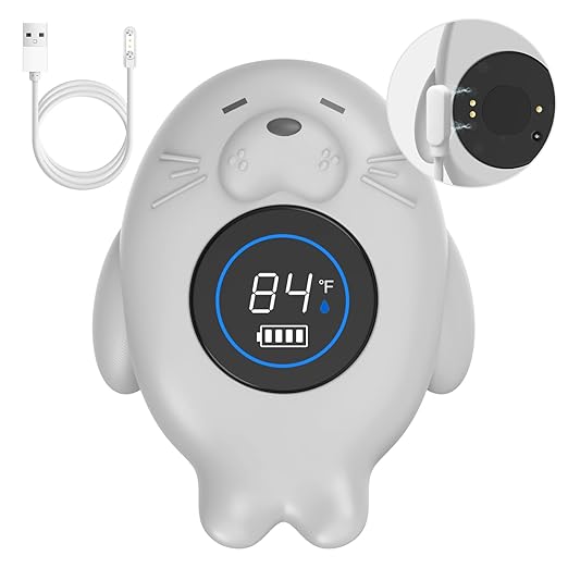 Rechargeable Bath Thermometer Baby Safety, Bath Temp Thermometer for Tub