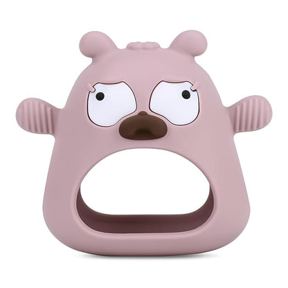 Silicone Teether Toys’╝īTeething Toys for Babies, Baby Teether Never Drop Baby Teether for Teething Relief