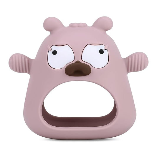 Silicone Teether Toys’╝īTeething Toys for Babies, Baby Teether Never Drop Baby Teether for Teething Relief