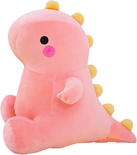 Cute Dinosaur Plush Toys, Fat Dinosaur Stuffed Animals Toys Dolls (Pink,23in)