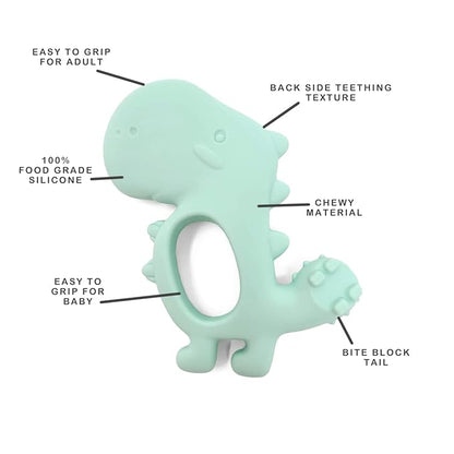 Brushing Buddy - 2-in-1 Silicone Teether and Brushing-Time Mouth Prop