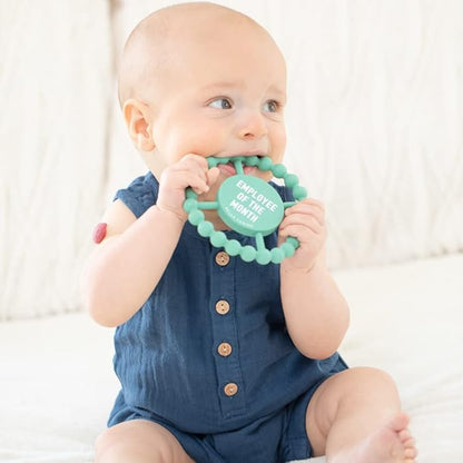 Bella Tunno Happy Teether ??Soft & Easy Grip Baby Teether Toy, Silicone Teether Ring to Help Soothe Gums