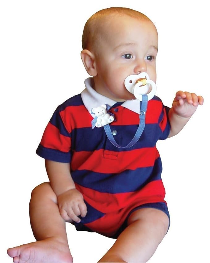 Baby Buddy Pacifier Clip Holder, Newborn Essential with Universal Fit for all Binky and Teether Brands 4+ Months, 1 Pack
