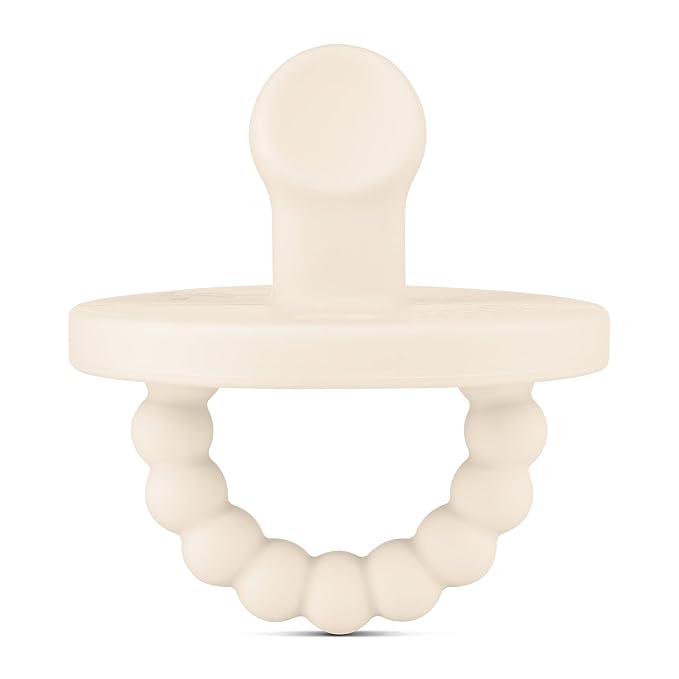Ryan & Rose Cutie PAT Pacifier Teether (Slant, Ivory)