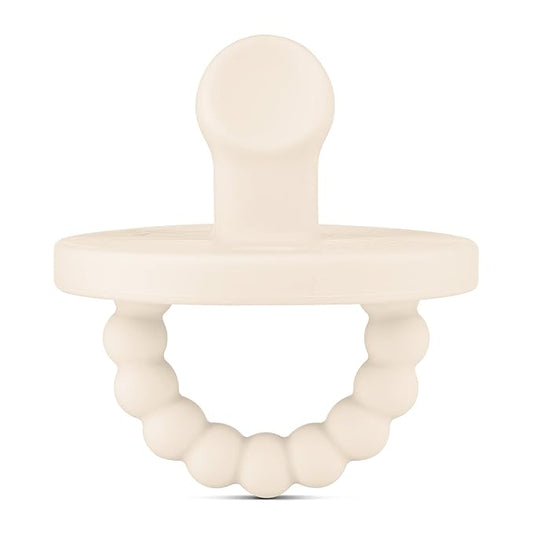 Ryan & Rose Cutie PAT Pacifier Teether (Slant, Ivory)