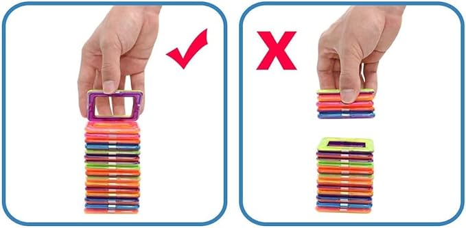 Magnetic Blocks Tough Building Tiles STEM Toys for 3+ Year (D-14)