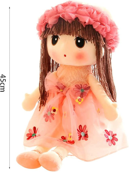ikasus Soft Baby Doll with Clothes, Kawaii 17.7 Rag Doll