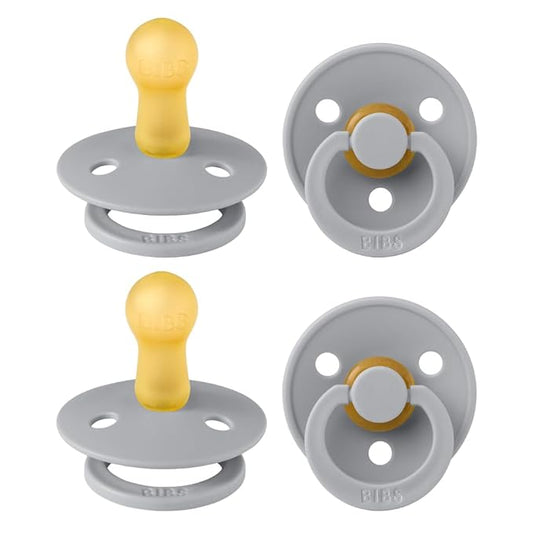 BIBS Colour Pacifier 4-Pack, BPA Free Dummy Pacifier 2 (6-18