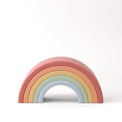 Itzy Ritzy Rainbow Stacker Toy - Includes 5 Arches