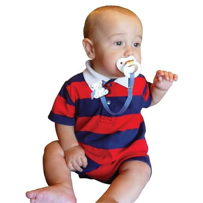 Baby Buddy Pacifier Clip Holder, Newborn Essential with Universal Fit for All Binky and Teether Brands 4+ Months, 2 Pack