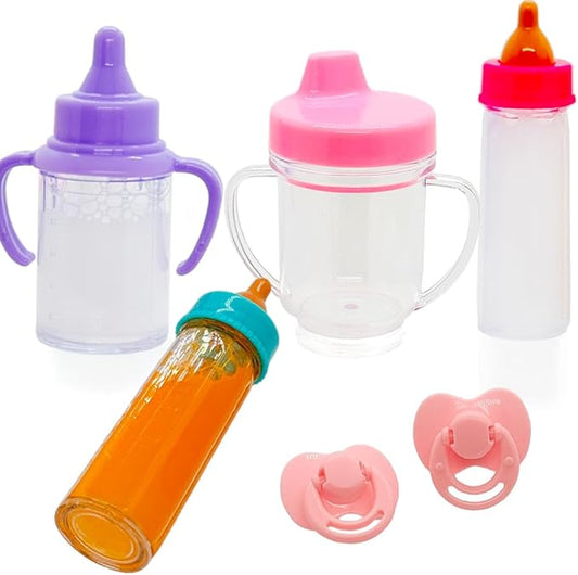 Baby Doll Accessories Toys Baby Doll Magic Bottles Disappearing Bottles 3 4 5 6 8-12" Doll))